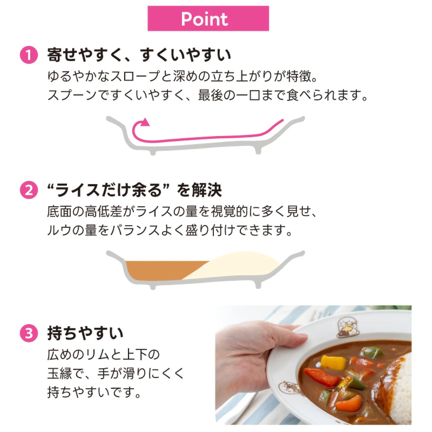 Sirotan日本製咖喱飯碟