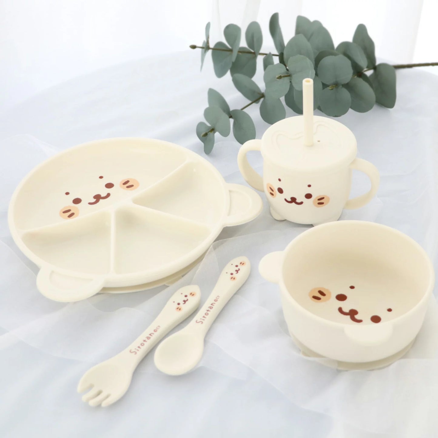 Sirotan 矽膠嬰兒餐具套裝