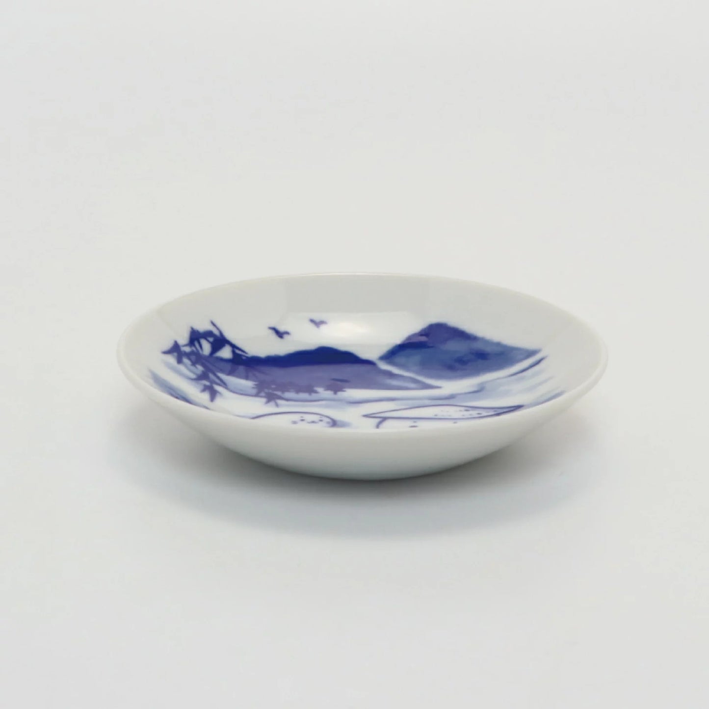 青花瓷風前菜/小吃碟子【水墨畫】