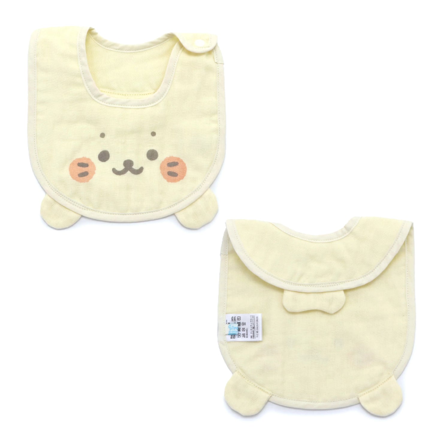 Sirotan Baby六層U型紗布口水肩