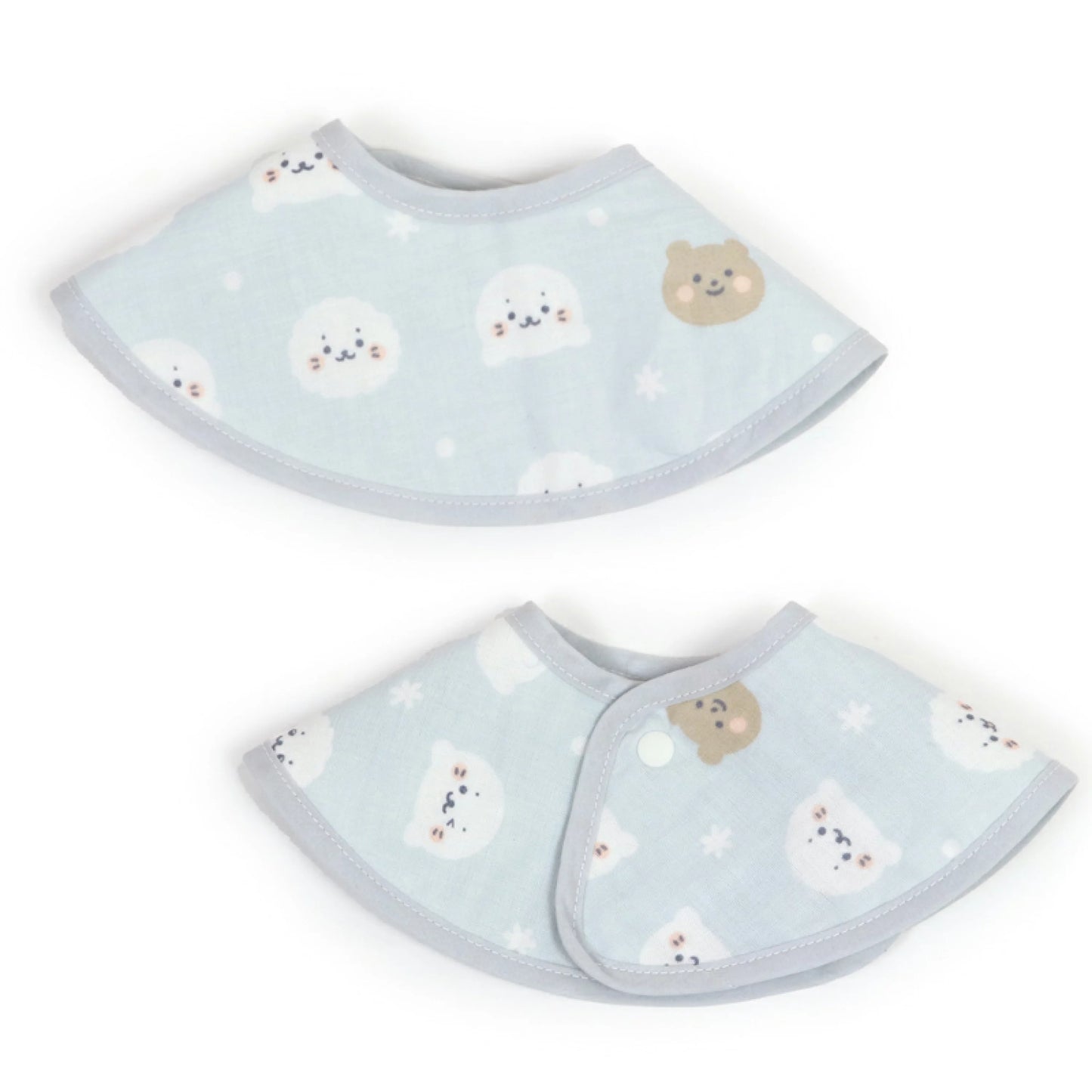 Sirotan Baby四層U型紗布口水肩