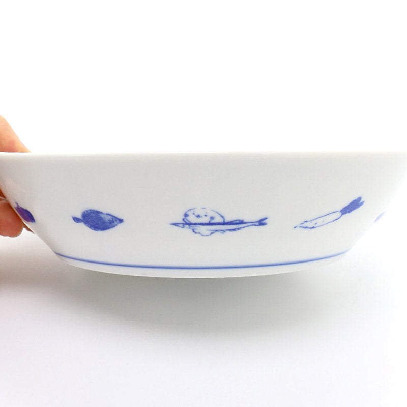 青花瓷風盤子【和風】