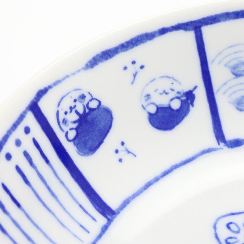 青花瓷風盤子【和風】