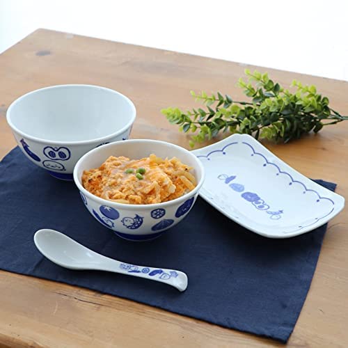 青花瓷風丼碗【野菜物語】