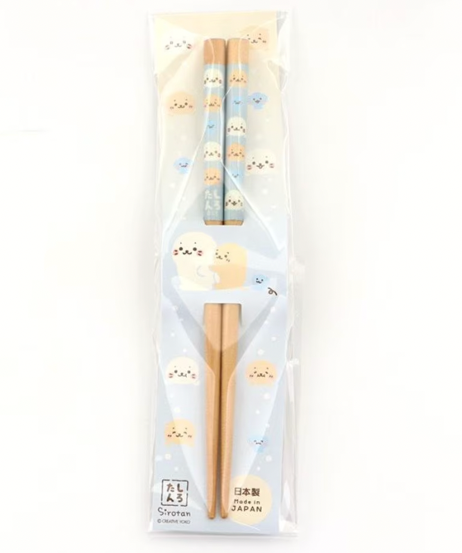 木製筷子【顏PON Sirotan x Rakkoinu】