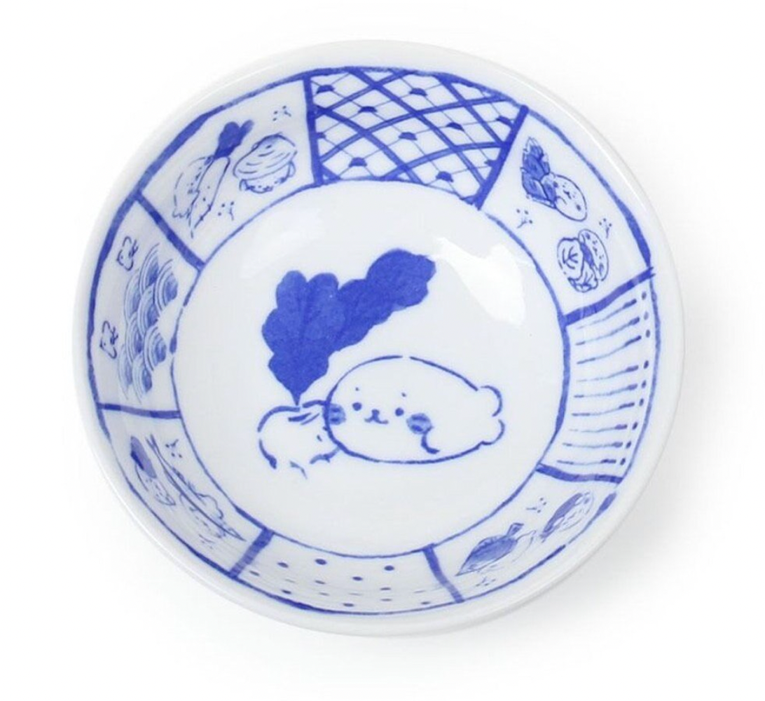 青花瓷風小碗【和風】