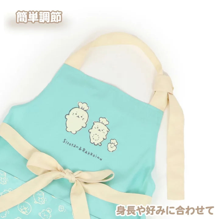 Sirotan 塗鴉圖案baby blue圍裙