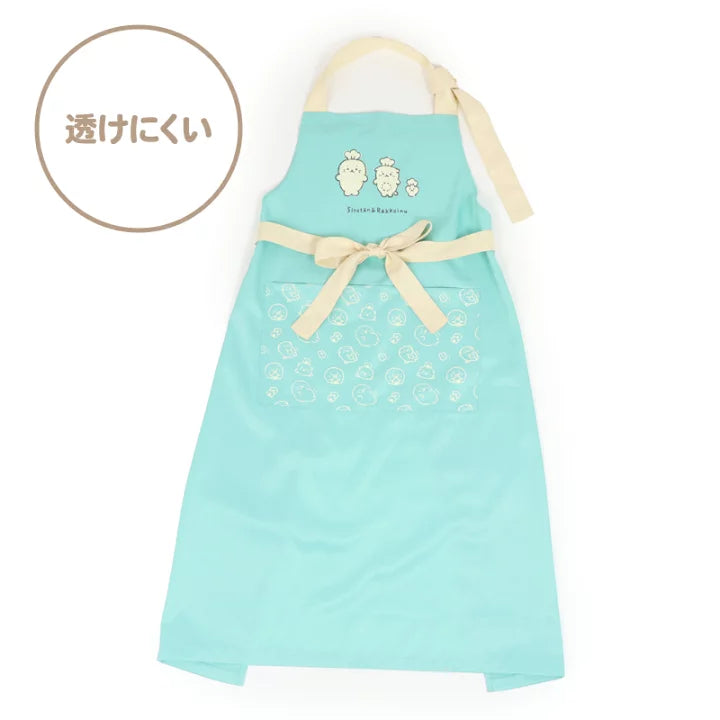 Sirotan 塗鴉圖案baby blue圍裙
