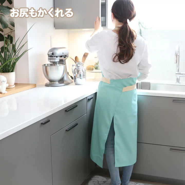Sirotan 塗鴉圖案baby blue圍裙