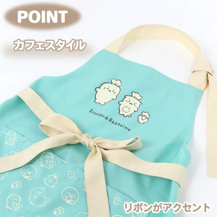 Sirotan 塗鴉圖案baby blue圍裙
