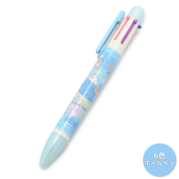 Sirotan☆星與鯨系列6色原子筆