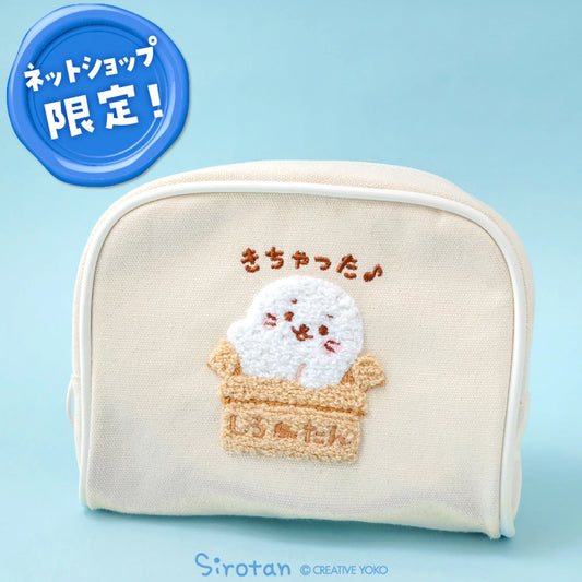 Sirotan刺繡化妝包 【Sirotan招手】